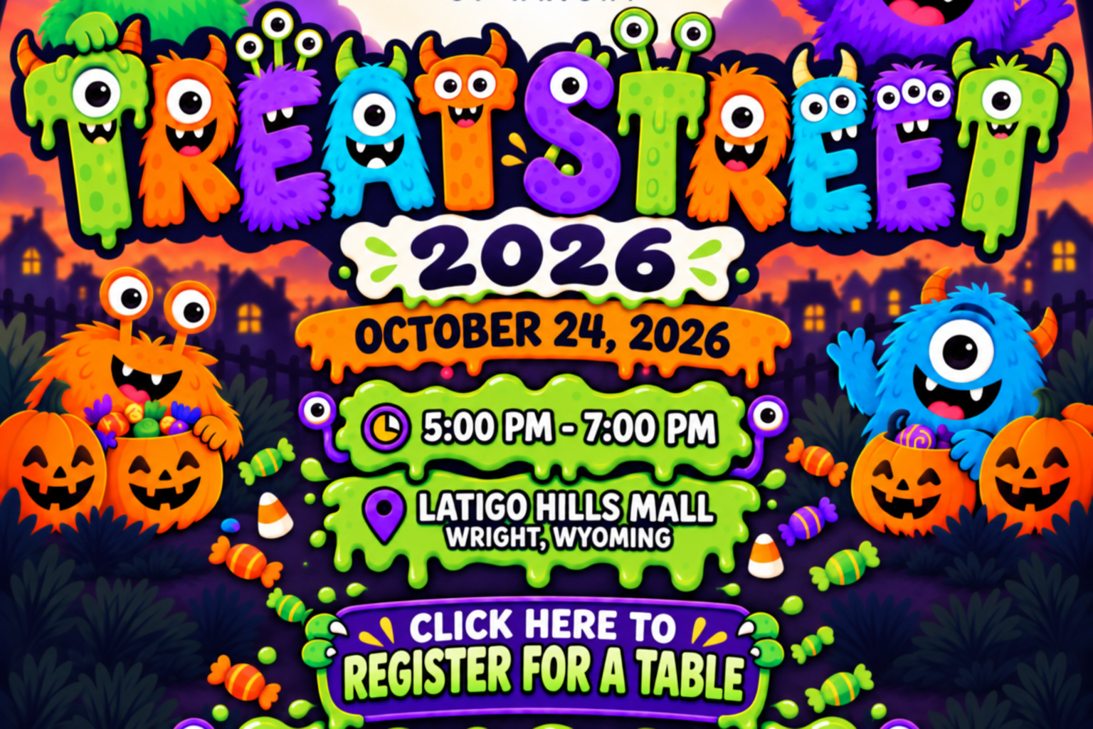 Treat Street 2026 — click here to register for a table